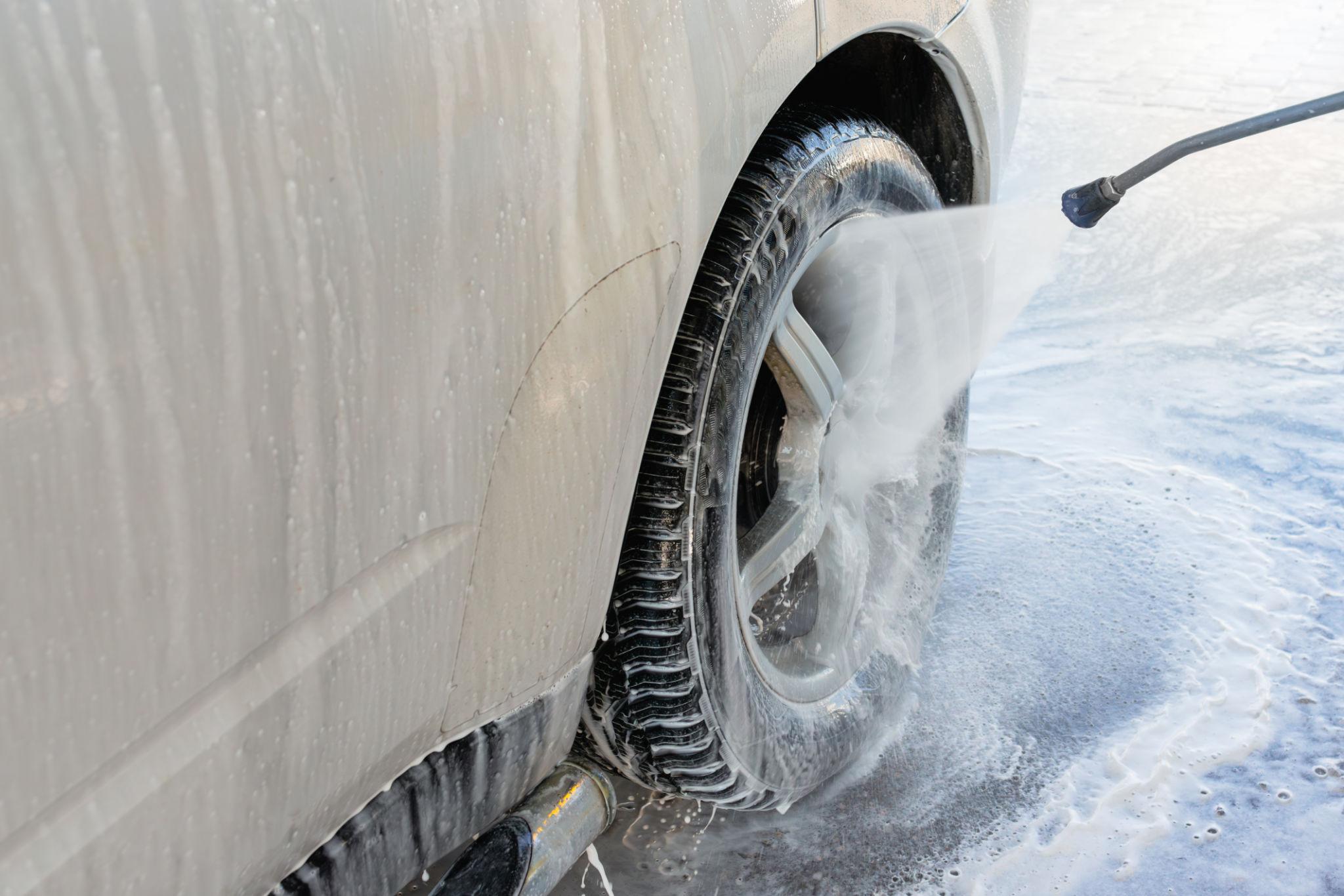 Ren bil efter tvätt